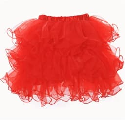 6Colors Extra Fluffy Teenage Girl Adult Women Pettiskirt Pleated Tutu Skirt Candy Color Party Dance Bubble Skirt Christmas Gifts