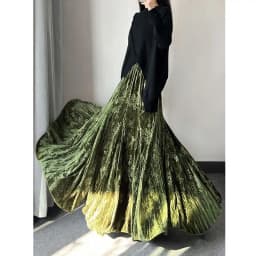 Skirts Women Mid Length Skirt A Line Slim Fit Pleated High Waist Sexy Elegant Splice Y2k Streetwear Work Regular 2026 Spring