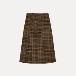 2025 Winter New Fashion Women's Midi Skirt Simple Personality Plaid Versatile Elegant Standard Waist Other Fabric Other Process