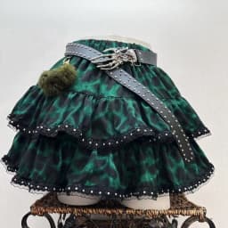 Y2k Aesthetic Japanese Vintage Lolita Style Denim Skirt Women Gothic Leopard Print Mini Skirts Streetwear Harajuku Punk JK Skirt