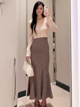 Kuzuwata Mermaid Celebrity Elegant Temperament Skirt Bodycon Slim Classic High Waist Faldas Japan French Mid-length Mujer Falda