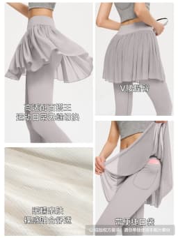 High Waist Tennis Skirt Pants Tummy Control Pleated Skirts Women Summer Yoga Gym Casual Mesh Layered Skirt Woman Clothing