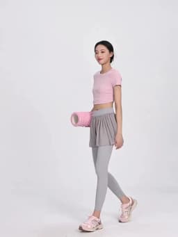 High Waist Tennis Skirt Pants Tummy Control Pleated Skirts Women Summer Yoga Gym Casual Mesh Layered Skirt Woman Clothing