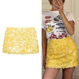 Sexy Sequin Mini Skirt Women Fashion Party Slim Hip Package Female Short Skirts 2026 Summer Street Club Shining Lady Skirt