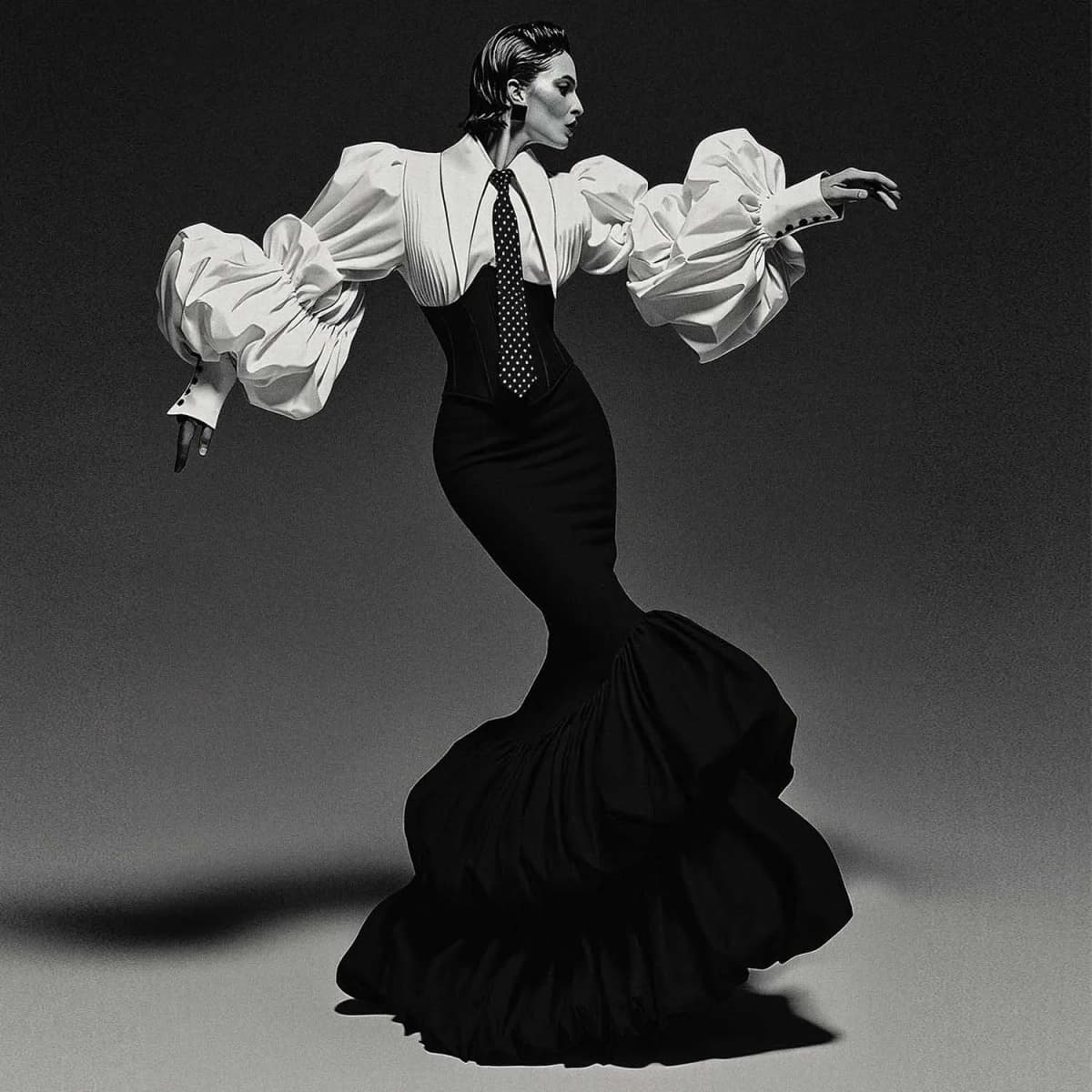 Elegant Black High Waist Mermaid Women's Skirt Vintage Ruffle Hem Bodycon Maxi Skirt For Party Formal Event Wear Ruched Skirts