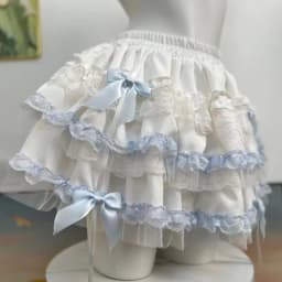 Sweet Lolita Ballet Cake Skirt Women Summer Japanese Y2k Cute Mesh Lace Ruffle Party Skirt Girls Kawaii Fashon Mini Skirts New