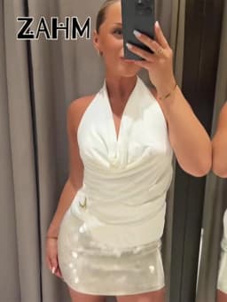 Sexy Sequin Mini Skirts Women Slim High Street Fashion Chic Shiny Skirt Female 2026 Spring Summer New Beach Holiday Skirts Lady