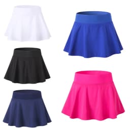 2020 Sports Tennis Skorts Fitness Short Skirt Badminton breathable Quick drying Women Sport Anti Exposure Tennis Skirt