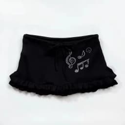 Women's Skirts Y2k Clothes Clothing Fashionable Slim Skirt Gothic Punk Studded Mini Ultra Short Rivet Pleated Skirt Hot Girl