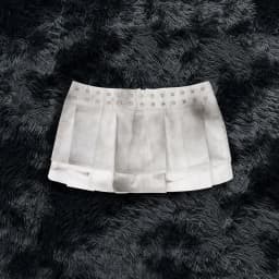 Women's Skirts Y2k Clothes Clothing Fashionable Slim Skirt Gothic Punk Studded Mini Ultra Short Rivet Pleated Skirt Hot Girl