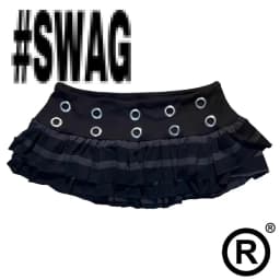 Women's Skirts Y2k Clothes Clothing Fashionable Slim Skirt Gothic Punk Studded Mini Ultra Short Rivet Pleated Skirt Hot Girl