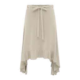 TARUXY Fashion Irregular Lace Up Skirt Women's Solid Slim Sexy Commuter Casual Skirt 2026Summer New Female Party Vacation Skirt