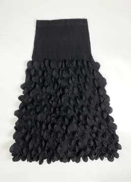 Miyake Pleated Bubble Skirt for Women 2024 Autumn New Korean Fashion Designer Loose Streetwear Midrange Half Skirt