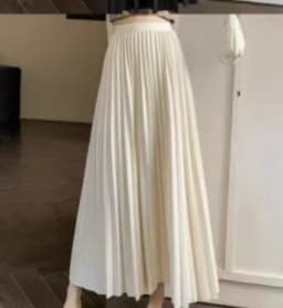 Ladies Fashion Casual Long Skirt Elegant Vintage Pleated Skirts Women Temperament Party Wear Faldas Woman Clothing Streetwear