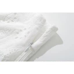 YENKYE Cool Girl Hollow Out Embroidery White Mini Skirt For Women Sexy Low Waist Summer Skirts With Shorts Lining