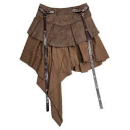 Short Skirts Women Pleated Skirt A Line Elastic Waist Irregular Vintage Elegant Splice Y2k Streetwear Work Sexy 2026 Spring