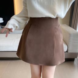 High Waist Umbrella Skirt Women's New Style Woolen Material Autumn Winter A-Line Flared Half Skirt Pants Business Commute Cit...