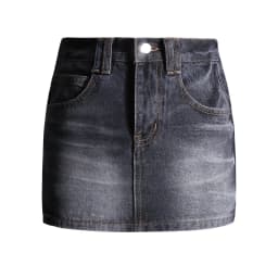 GUUZYUVIZ-Women's Retro Denim Mini Skirt, High Waist, Straight Bodycon, Jeans Skirts, Female Clothes, Y2K Streetwear, Summer