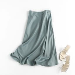Summer Faldas Mujer Moda 2025 Midi Skirts Womens England Office Lady Satin High Waist Simple Elegant Long Skirt Women