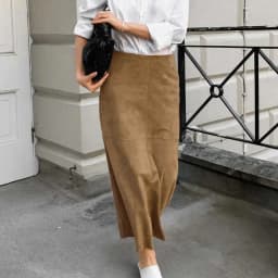 Fall Fashion High Waist Straight Cut Midi Skirt Elegant Casual Long Dress Women's Clothing Commute Style mid Waist A-Line Skirt