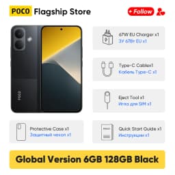 Global Version POCO X8 5G Smartphone Snapdragon 6s Gen 4 8340mAh Battery 67W 6.83" 1.5K Display 50MP Camera NFC Cellphone