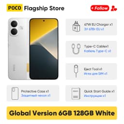Global Version POCO X8 5G Smartphone Snapdragon 6s Gen 4 8340mAh Battery 67W 6.83" 1.5K Display 50MP Camera NFC Cellphone