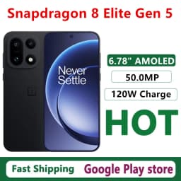 Global Rom Oneplus 15 Mobile Phone 6.78" AMOLED 50.0MP Camera 120W Charge 50.0MP IP69 Waterproof Snapdragon 8 Elite Gen 5 OTA