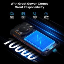 [World Premiere] Fossibot F110 Pro 5G Rugged Smartphone Android15 20GB(8+12)+128GB 10000mAh 20W Phone 6.745" HD+ 50MP+8MP NFC