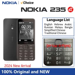 Nokia 235 4G Feature Phone Bluetooth 5.0 FM Radio Dual SIM 1450mAh Bettery Type-C Port Mobile Phone New And Original