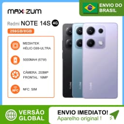 Xiaomi Redmi Note 14S 4g 256Gb Storage 8Gb Ram 200Mp Camera Mediatek Helio G99-Ultra Global Version