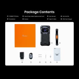 FOSSiBOT F115 UItra 36GB(12+24)RAM+256GB Android 16 20000mAh 64MP Night Vision Camera World's First Triple Vision Rugged Phone