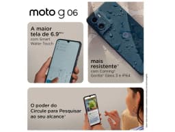 Smartphone Motorola Moto G06 128Gb 4Gb Ram Orange Mute 50Mp + Selfie 8Mp