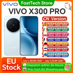 VIVO X300 Pro 5G Smartphone Dimensity 9500 6.78″AMOLED Display 6510mAh 90W FlashCharge 200MP ZEISS APO Telephoto Camera NFC OTG