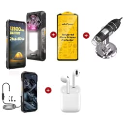 Ulefone Armor 30 Rugged Phone 24GB+512GB 6.95" FHD Versatile LED 12800mAh Android 15 64MP Camera 66W Global Version Smartphone
