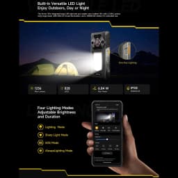 Ulefone Armor 30 Rugged Phone 24GB+512GB 6.95" FHD Versatile LED 12800mAh Android 15 64MP Camera 66W Global Version Smartphone