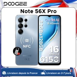Global Version DOOGEE Note56X Pro Smartphone 6.56'' Screen 6150mAh Battery Gemini AI Android 16 Mobile Phone Support Widevine L1