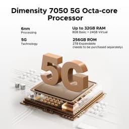 DOOGEE Blade20 Turbo 5G Rugged Phone 32GB 256GB 6.6'' HD+ Dimensity 7050 Android 15 Gemini Al 10300mAh Battery NFC Smartphone