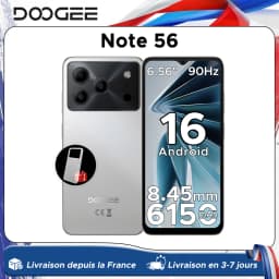 Global Version DOOGEE Note 56 VIP Smartphone Android 16 6150mAh Large Battery 6.56'' Display 24GB 64GB 8MP Camera Mobile Phone