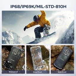 DOOGEE Blade10 Ultra Energy Rugged Phone 36GB+128GB 6150mAh Battery 6.56” HD+ Screen UNISOC T7250 50MP Camera NFC Android 16 Smartphone