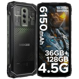 DOOGEE Blade10 Ultra Energy Rugged Phone 36GB+128GB 6150mAh Battery 6.56” HD+ Screen UNISOC T7250 50MP Camera NFC Android 16 Smartphone