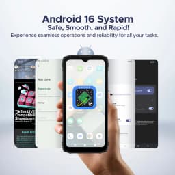 DOOGEE Blade10 Ultra Energy Rugged Phone 36GB+128GB 6150mAh Battery 6.56” HD+ Screen UNISOC T7250 50MP Camera NFC Android 16 Smartphone