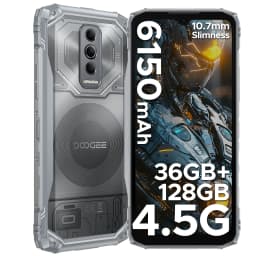 DOOGEE Blade10 Ultra Energy Rugged Phone 36GB+128GB 6150mAh Battery 6.56” HD+ Screen UNISOC T7250 50MP Camera NFC Android 16 Smartphone