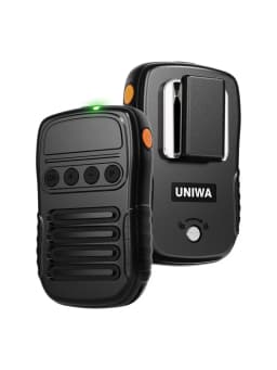 UNIWA BM008 Zello Walkie Talkie Zello SOS Button PTT Button 1800mAh POC Handheld Wireless BT Microphone for Android F400