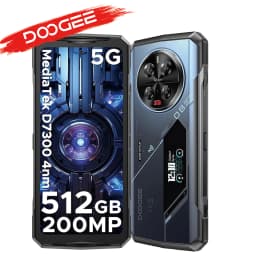 Telephone robust DOOGEE V40 Pro 5G camera IA 200MP 36 Go RAM ro Go telephone storage of game Dimensity, battery 8680