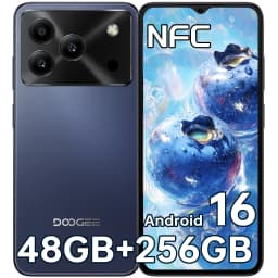 DOOGEE Note56 Plus entsperrtes Android 16 Handy, 48 GB + 256 GB/2 TB TF Erweiterung, 6,5 Zoll HD+ 90 Hz Display, 6150 mAh