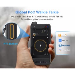 UNIWA F400 Rugged Smartphone 4G Walkie Talkie Long Range Zello PTT Communication Radio Camping Contact Device Wireless Machine