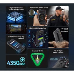 UNIWA F400 Rugged Smartphone 4G Walkie Talkie Long Range Zello PTT Communication Radio Camping Contact Device Wireless Machine