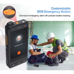 UNIWA F400 Rugged Smartphone 4G Walkie Talkie Long Range Zello PTT Communication Radio Camping Contact Device Wireless Machine
