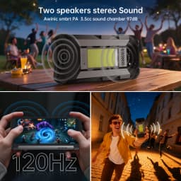 8849 Hike Unihertz Rugged Smartphone 23800mAh 1200Lumens Flashlight 24GB+512GB Expandable 2TB Android14 Two SIM 6.78'' 120Hz