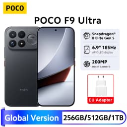 POCO F9 Ultra Smartphone Global Version Snapdragon® 8 Elite Gen 5 6.9" 185Hz display 200MP Camera 8050mAh 100W wired NFC 5G